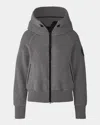 Canada Goose Chilliwack Hooded Fleece Bomber Jacket In Animal Print
