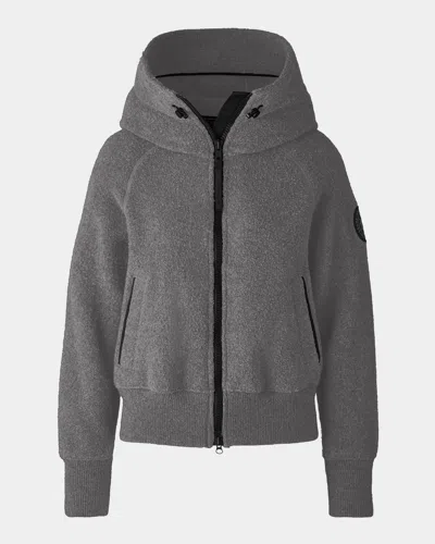 Canada Goose Chilliwack Hooded Fleece Bomber Jacket In Animal Print