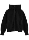 Canada Goose Chilliwack Hooded Wool-blend Fleece Jacket In Black