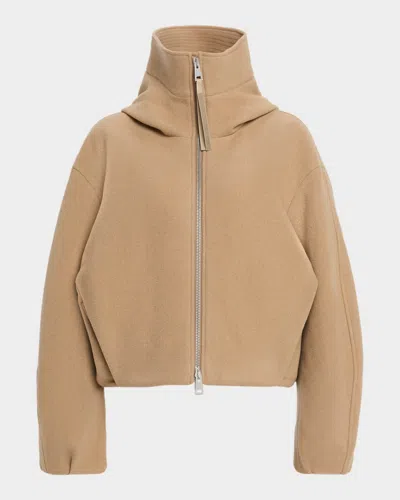 CANADA GOOSE CHILLIWACK HOODED WOOL BOMBER JACKET