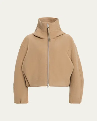 CANADA GOOSE CHILLIWACK HOODED WOOL BOMBER JACKET