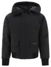 Canada Goose Black Chilliwack Bomber Down Jacket In Black