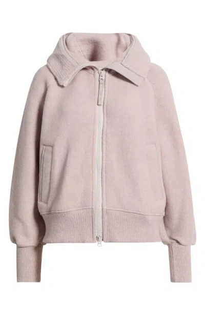 Canada Goose Chilliwack Kind Fleece Bomber Jacket In Lucent Rose