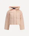 Canada Goose Insulated Hooded Quilted Long Sleeve Jacket In Pink
