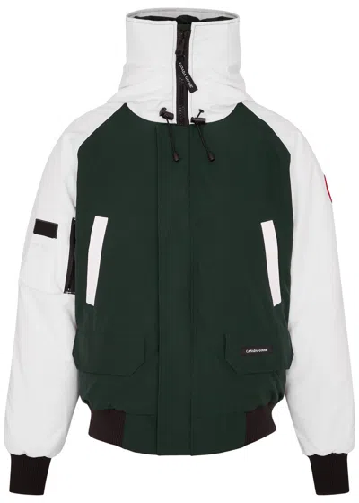 Canada Goose Chilliwack Panelled Arctic-tech Bomber Jacket In White