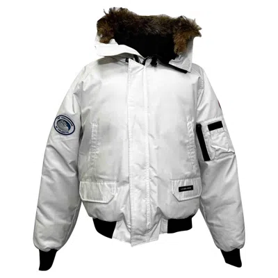 Canada Goose Chilliwack Pbi Fur-trimmed Coat In White Polyester In Gray