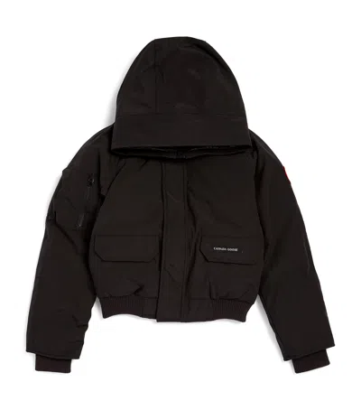 Canada Goose Kids' Chilliwack Puffer Bomber Jacket In Black