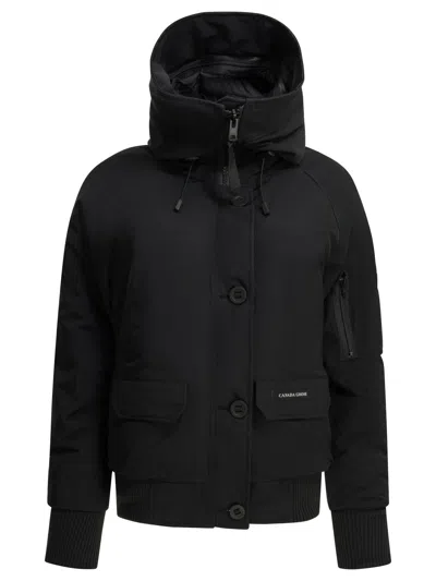 Canada Goose "chilliwack" Short Down Jacket In Black