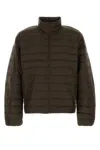 Canada Goose Nylon Down Jacket In Brown