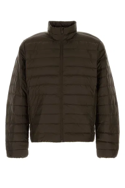 Canada Goose Nylon Down Jacket In Brown