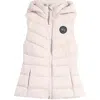 Canada Goose Clair Hooded Puffer Vest In Lucent Rose