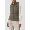 Canada Goose Clair 750 Fill Power Down Vest In Smokey Sage
