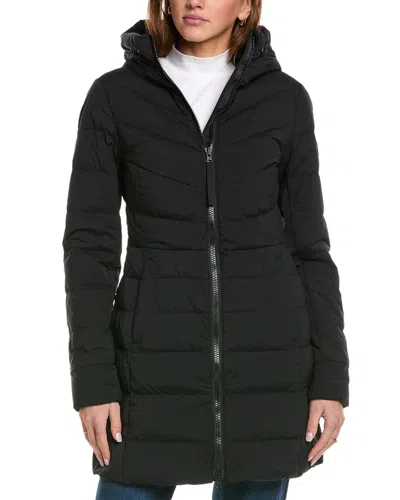 Canada Goose Women Clair Long Down Jacket In Black
