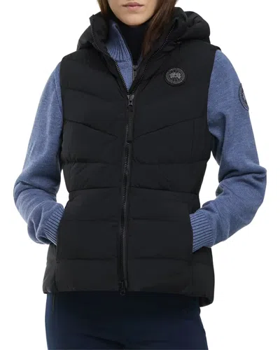 Canada Goose Clair Black Label Down Vest In Blue
