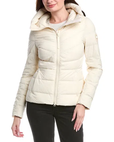 Canada Goose Clair Black Label Jacket In White