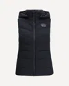 Canada Goose Quilted Hooded Sleeveless Gilet In Black
