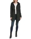 Canada Goose Clair Hooded Puffer Coat In Black
