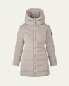 Canada Goose Clair Hooded Puffer Coat In Lucent Rose