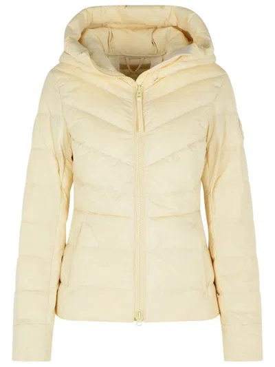 Canada Goose Hooded Long Sleeve Quilted Jacket In Neutral