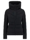 Canada Goose Black Clair Jacket Frontal Zip Closure In Black