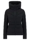 Canada Goose Black Clair Jacket Frontal Zip Closure In Black