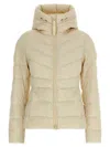 Canada Goose Hooded Long Sleeve Quilted Jacket In Neutral