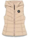 Canada Goose Clair Logo Patch Vest In Neutrals