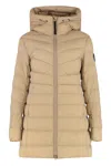 Canada Goose Clair Hooded Down Jacket In Neutral