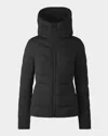 Canada Goose Clair 750 Fill Power Down Puffer Jacket In Black