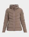 Canada Goose Clair Hooded Down Puffer Jacket In Brown