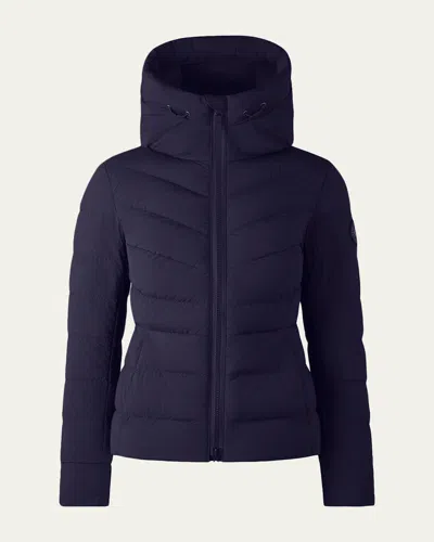 Canada Goose Clair Hooded Down Puffer Jacket In Future Dusk