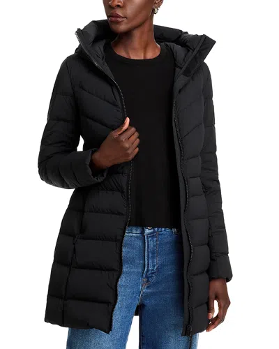 Canada Goose Women Clair Long Down Jacket In Black
