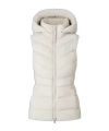 Canada Goose Clair Hooded Puffer Gilet In White