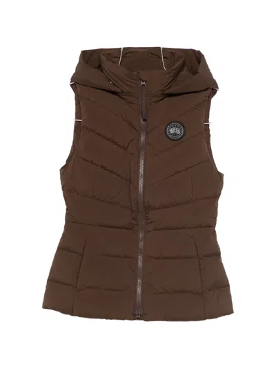 Canada Goose Clair Hooded Quilted Gilet In Multi