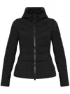 Canada Goose Black Clair Jacket Frontal Zip Closure In Black