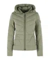 Canada Goose Stretch Polyamide Clair Down Jacket In Green