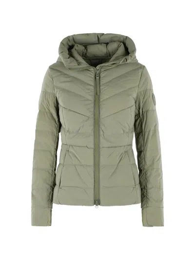 CANADA GOOSE CLAIR LOGO-PATCH JACKET