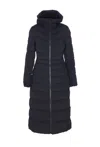Canada Goose Clair Long 750 Fill Power Down Puffer Coat In Black