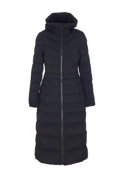 Canada Goose Clair Long 750 Fill Power Down Puffer Coat In Black