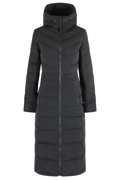 Canada Goose Clair Long Coat In Black