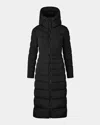 Canada Goose Clair Long 750 Fill Power Down Puffer Coat In Black