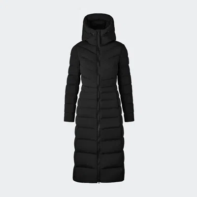 Canada Goose Clair Long Coat Black Label In Blue