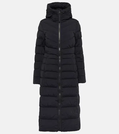 Canada Goose Clair Long 750 Fill Power Down Puffer Coat In Black