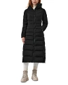 Canada Goose Clair Long 750 Fill Power Down Puffer Coat In Black