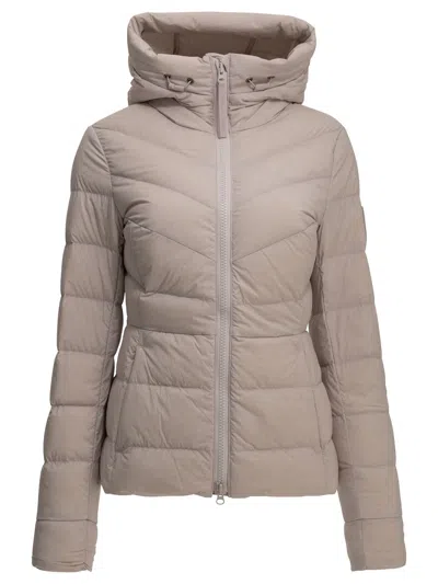 Canada Goose "clair" Short Down Jacket In Neutral