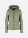 Canada Goose Stretch Polyamide Clair Down Jacket In Green