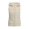 Canada Goose Women Sleeveless Jacket With A Removable Hood In White