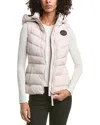 Canada Goose Clair Hooded Puffer Vest In White