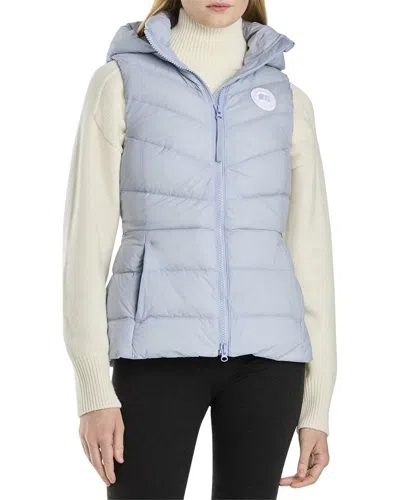Canada Goose Clair White Label Down Vest In Blue