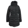 Canada Goose Women Clair Long Down Jacket In Black